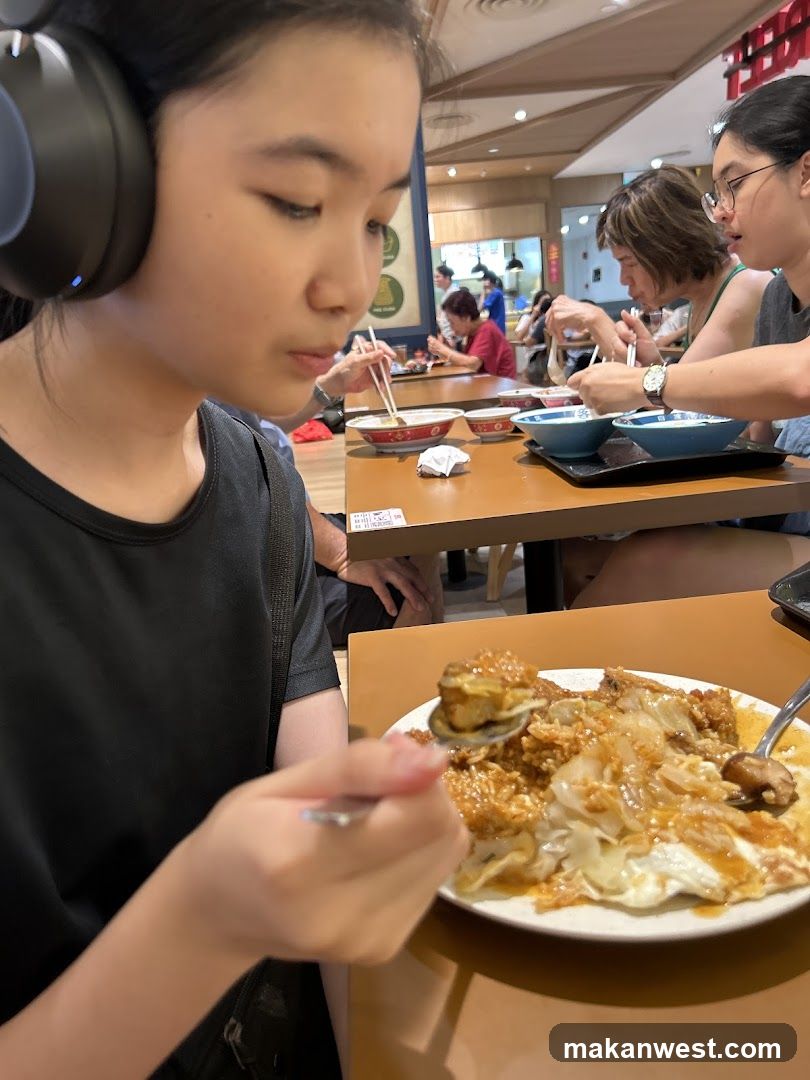 People eating at a restaurant
