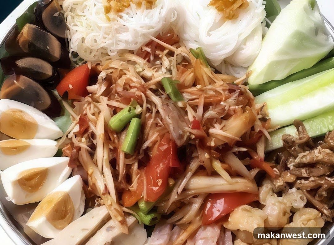 Papaya Salad Platter