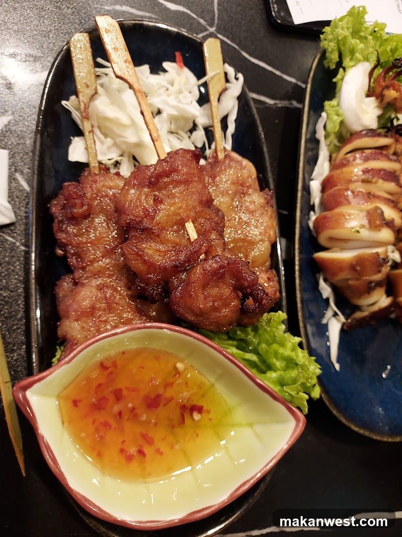 Grilled Skewers and Calamari