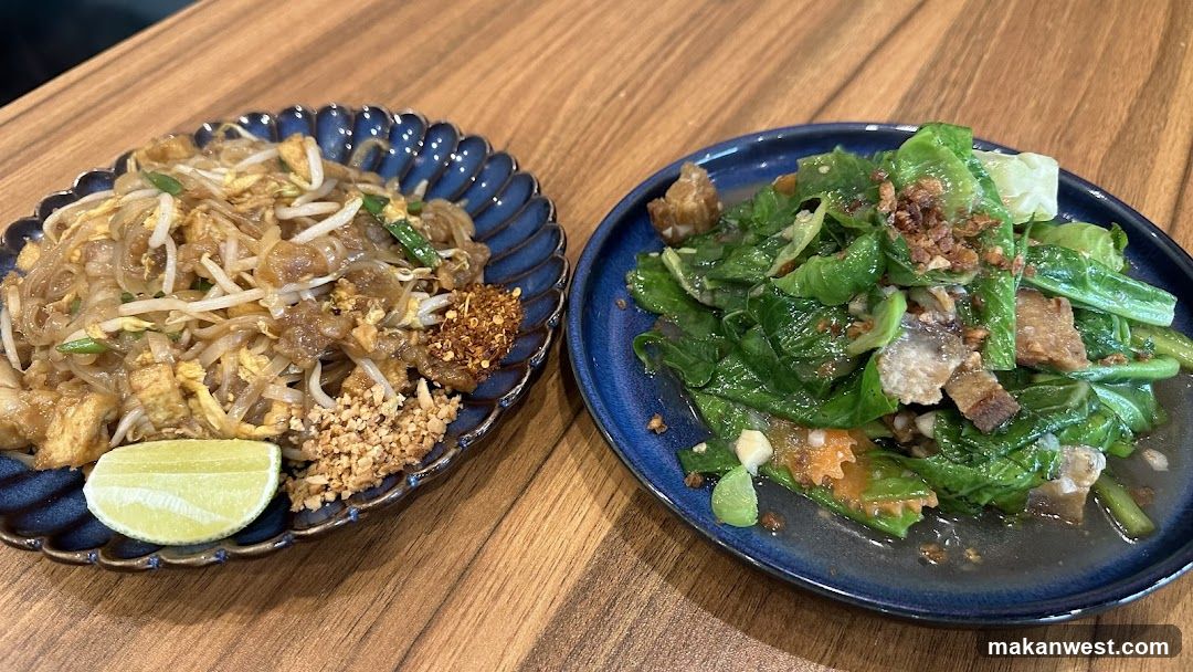Thai Noodles and Greens