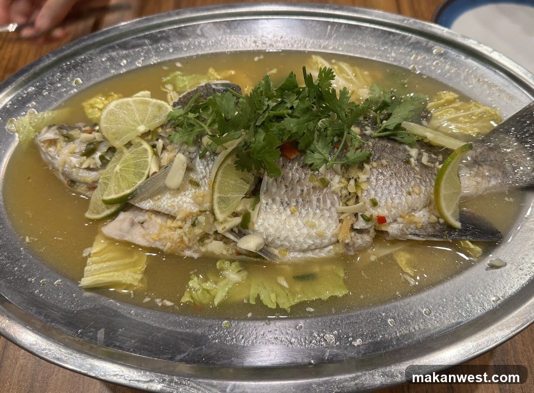 Steamed Fish with Lime and Chili