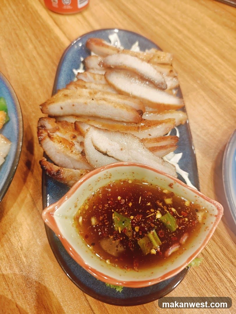Grilled Pork with Dipping Sauce