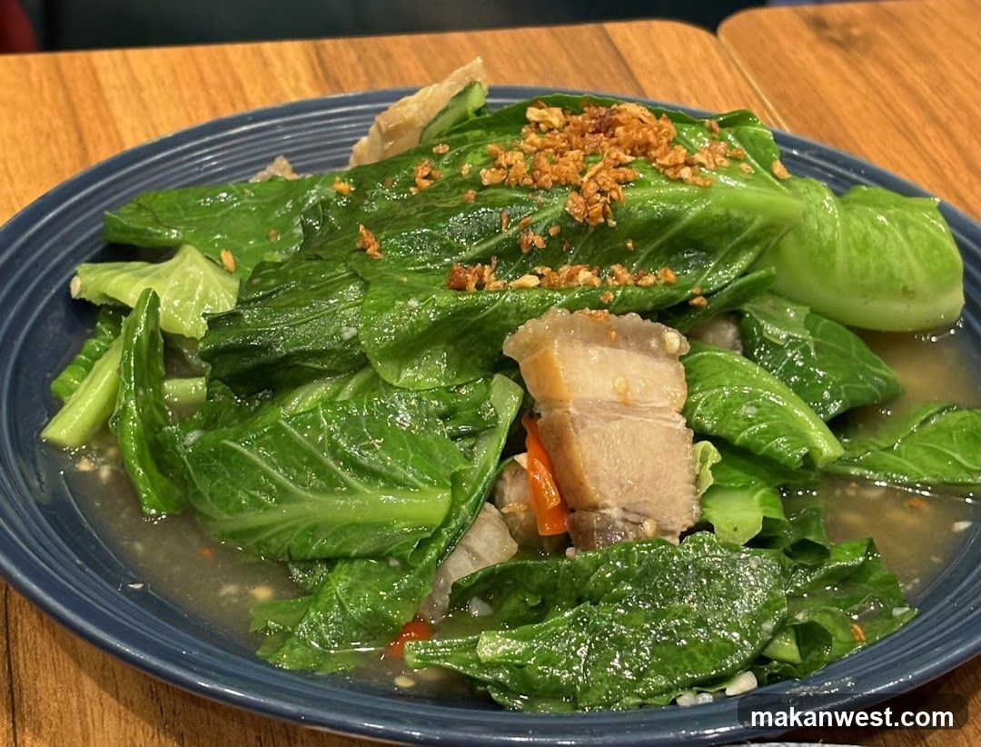 Stir-fried Greens with Pork Belly