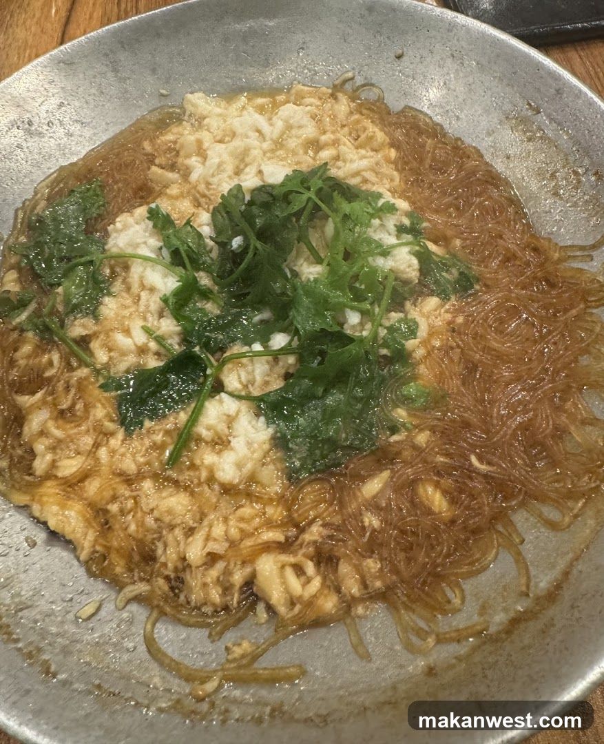 Scrambled Eggs with Glass Noodles