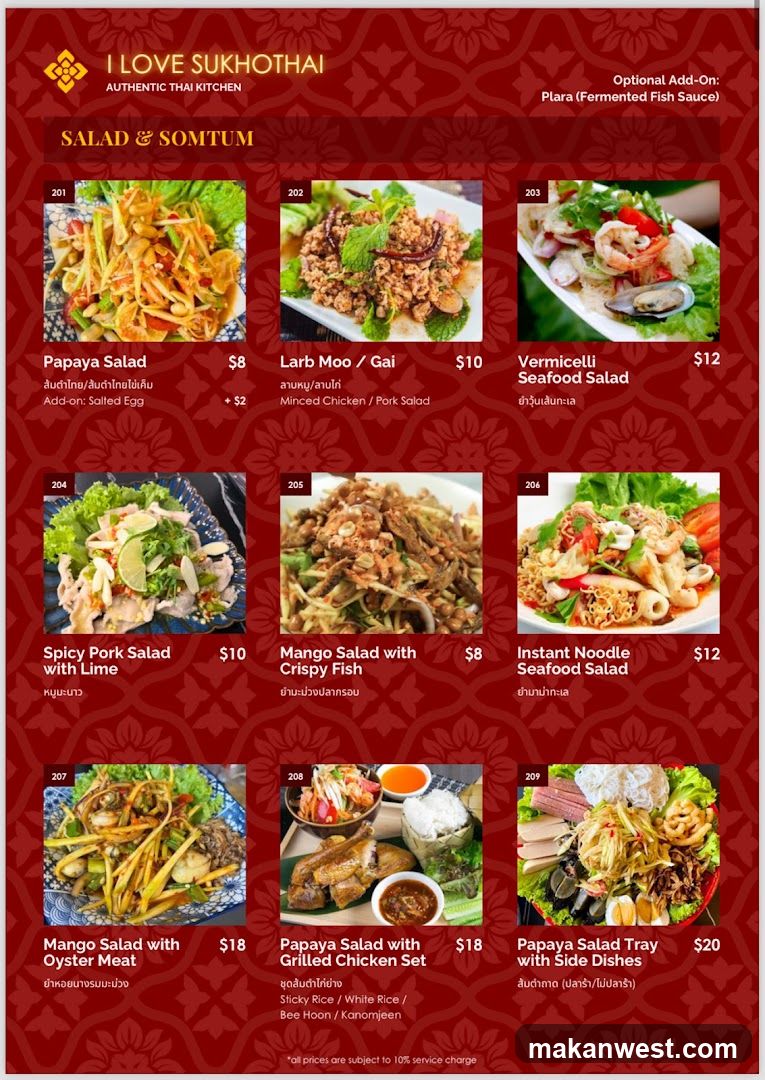 SALAD & SOMTUM