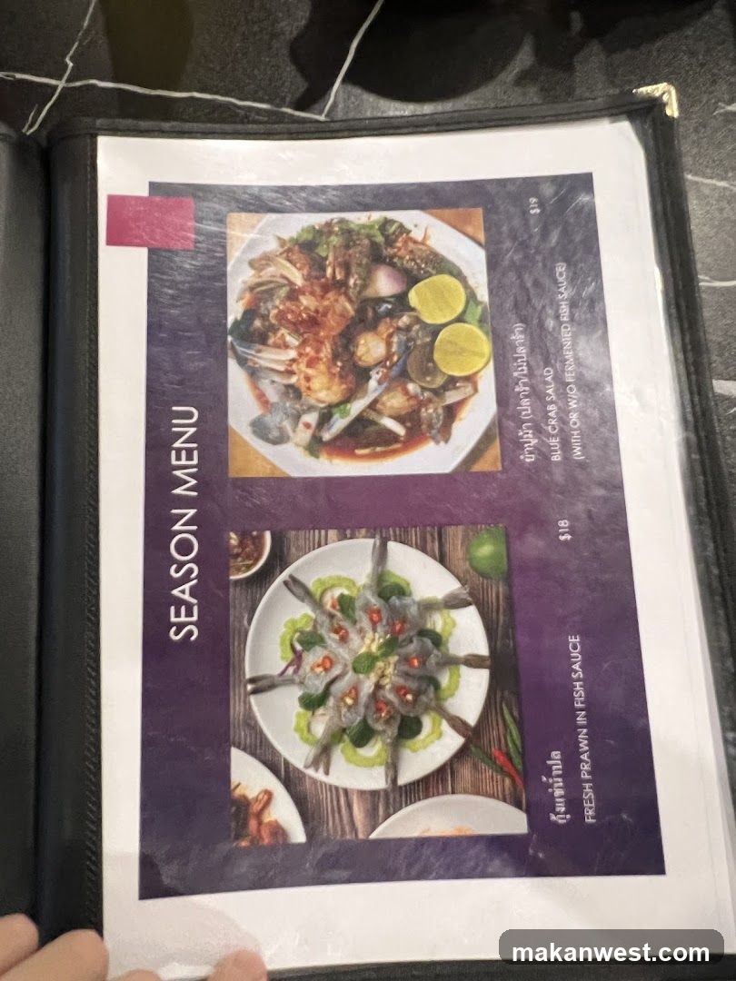 Season Menu