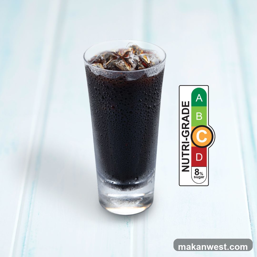Iced Coffee with Nutri-Grade Label