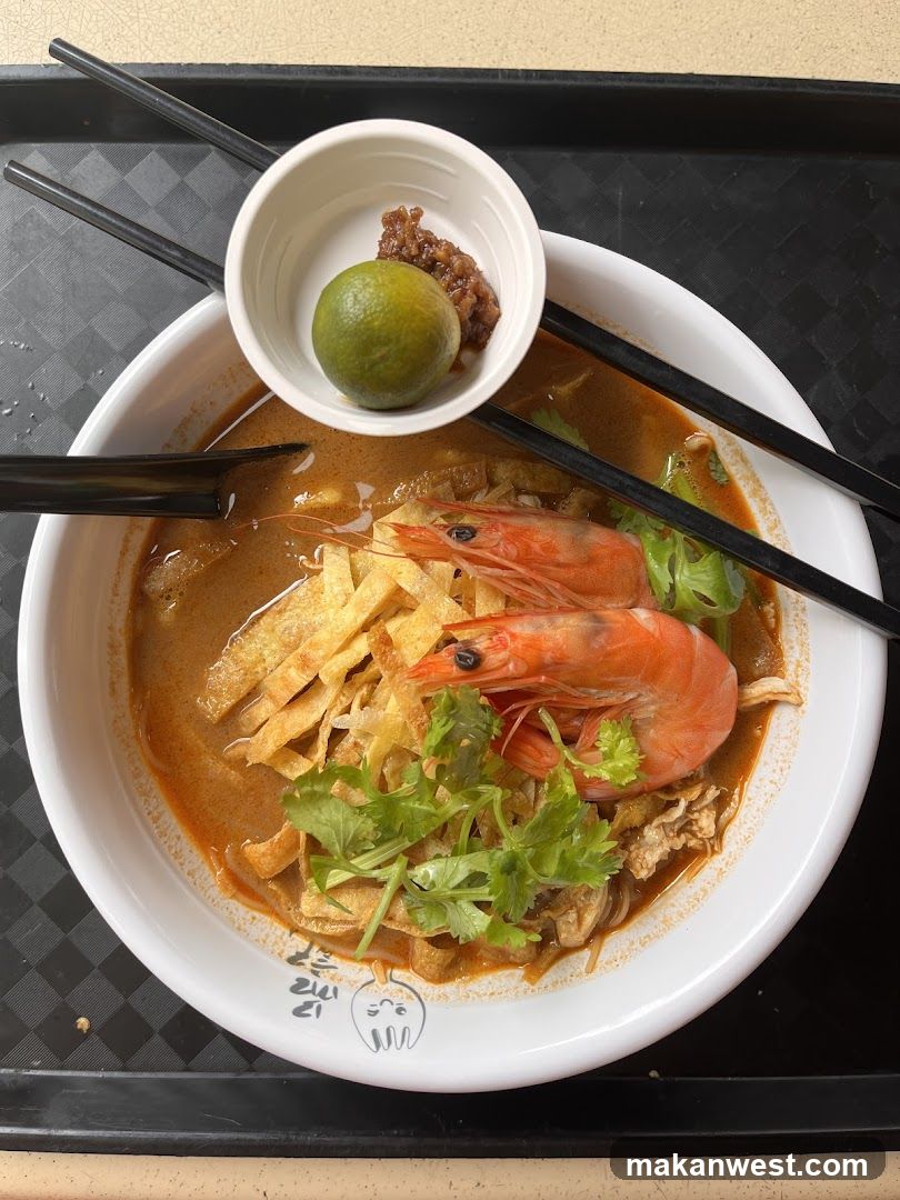 Laksa with Prawns and Lime