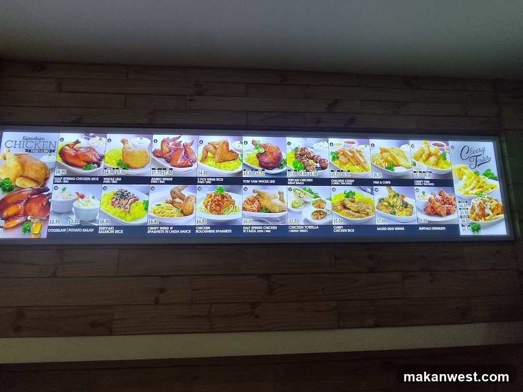 Signature Chicken Fried & BBQ Menu