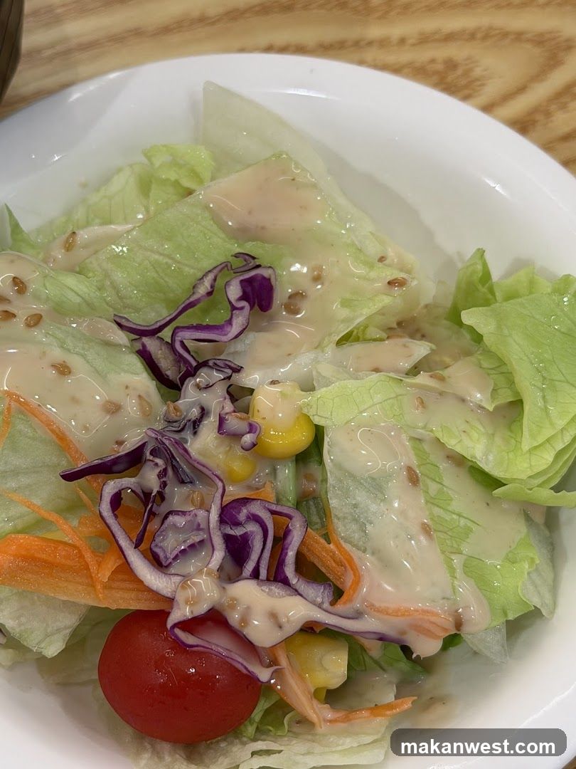 Salad with Dressing