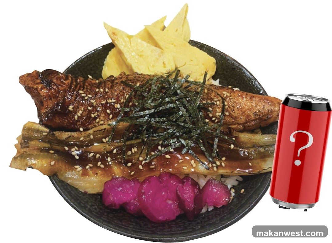Unagi Donburi with Tamagoyaki and Pickled Radish