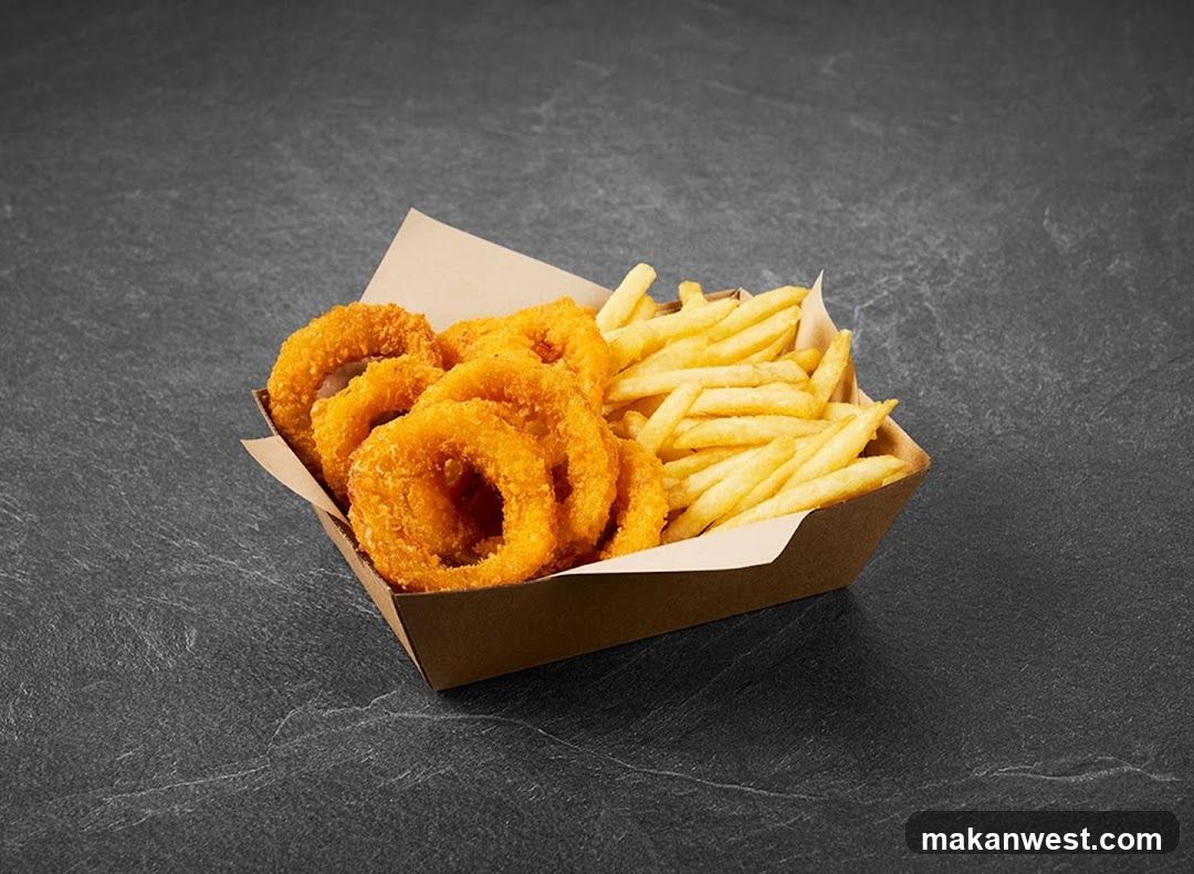 Onion Rings and French Fries
