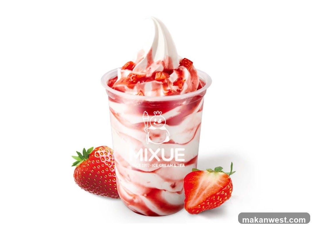 Strawberry Ice Cream Swirl
