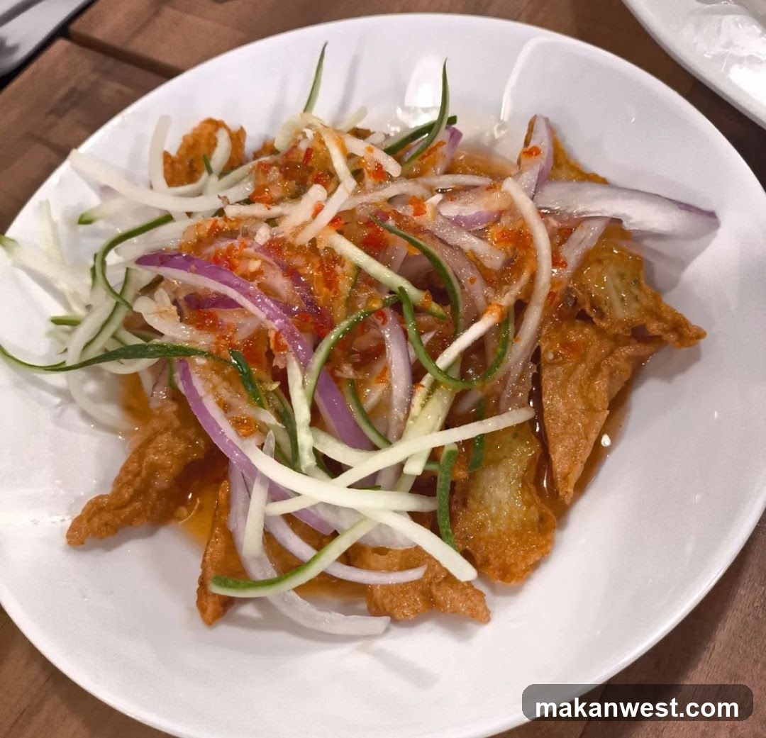 Fried Fish Salad