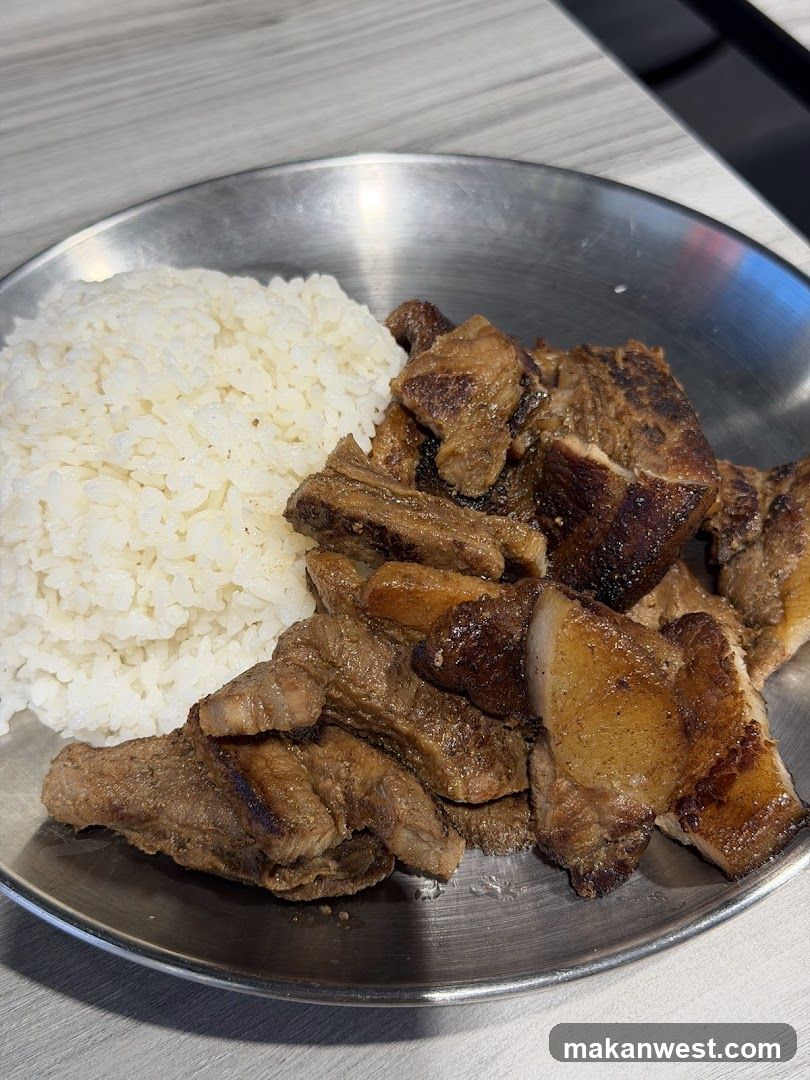 Grilled Meat and Rice