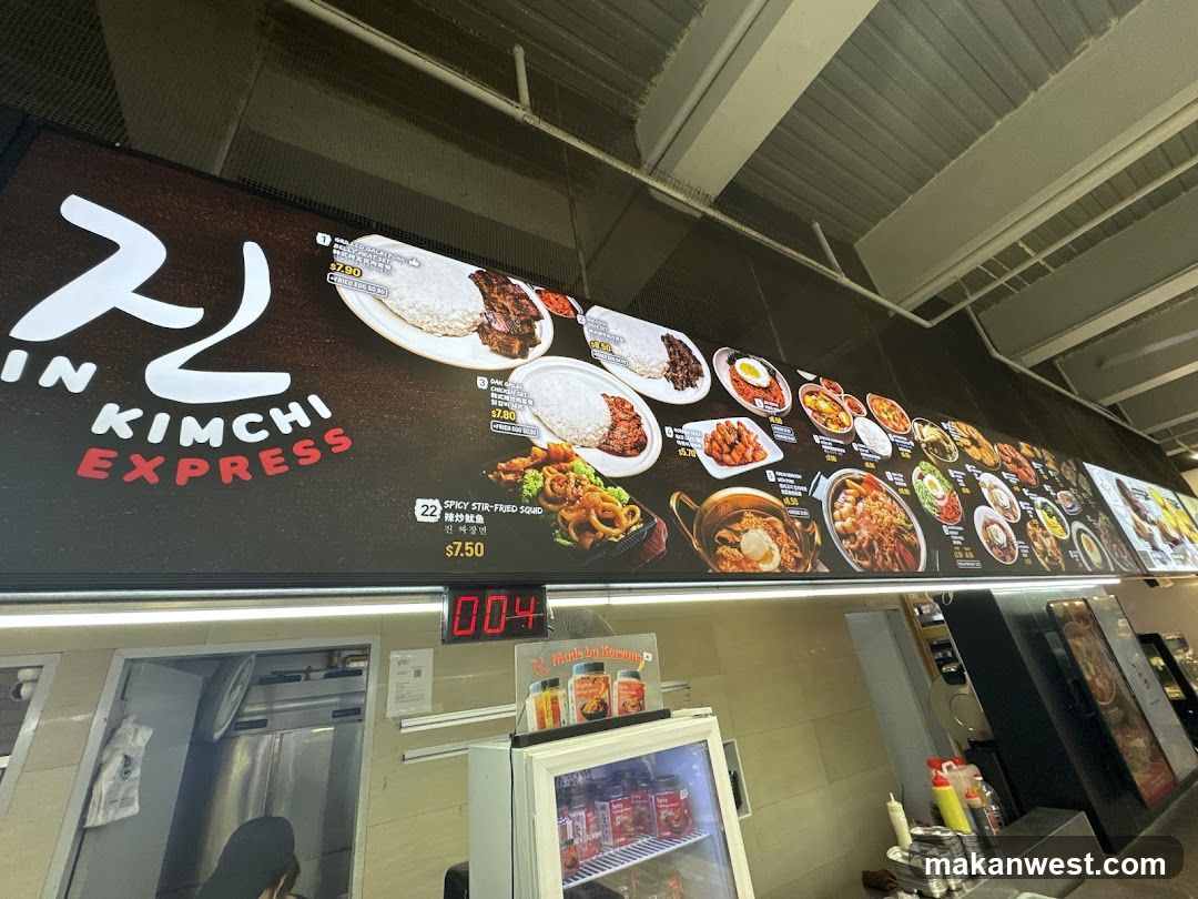 Kimchi Express Menu