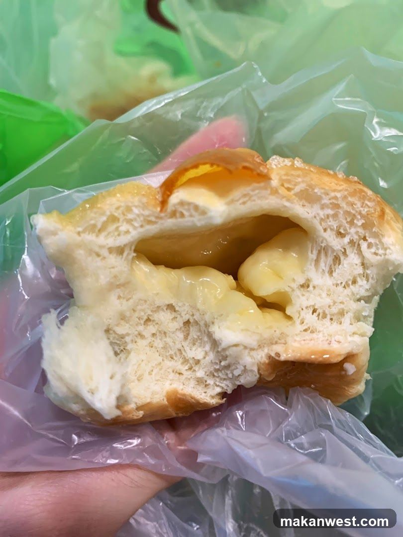 Custard-filled pastry