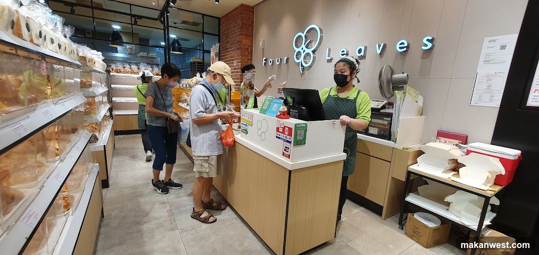 Bakery Counter with Customers