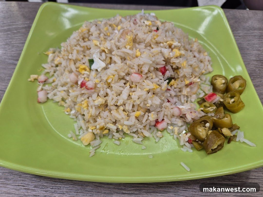 Fried Rice with Pickled Jalapenos