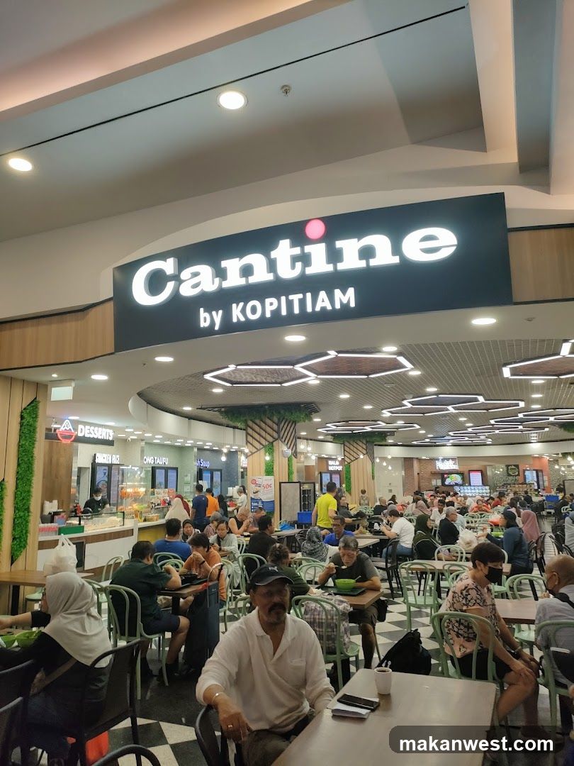 Food court with seating