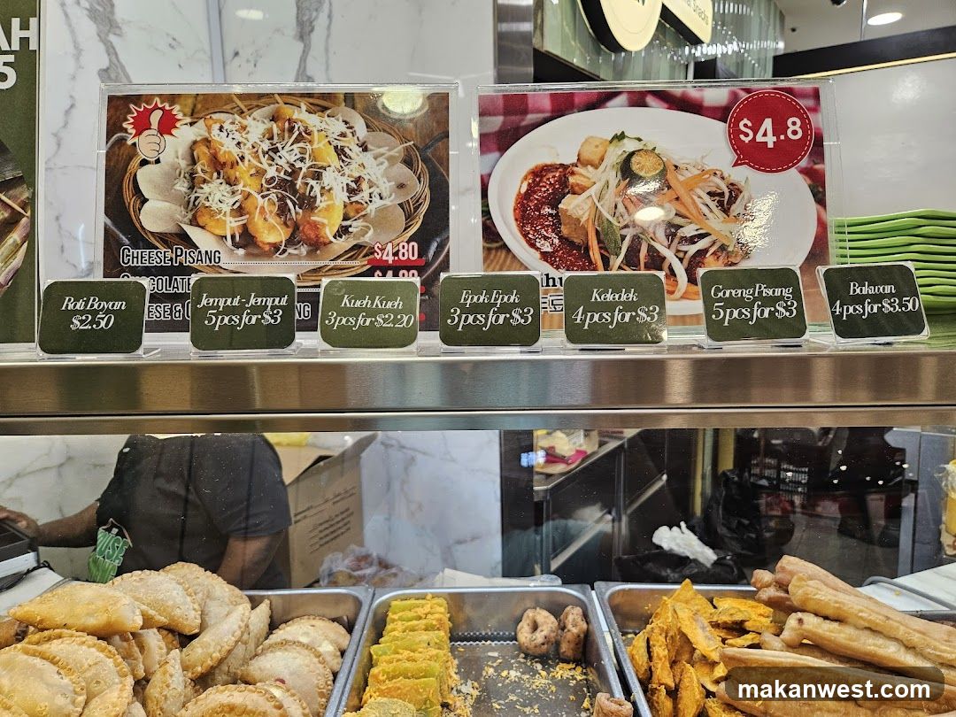 Food Display with Menu