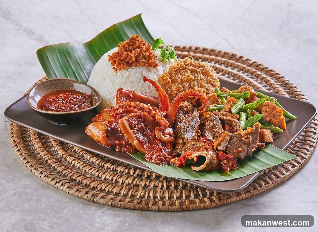 Spicy Meat and Rice Platter
