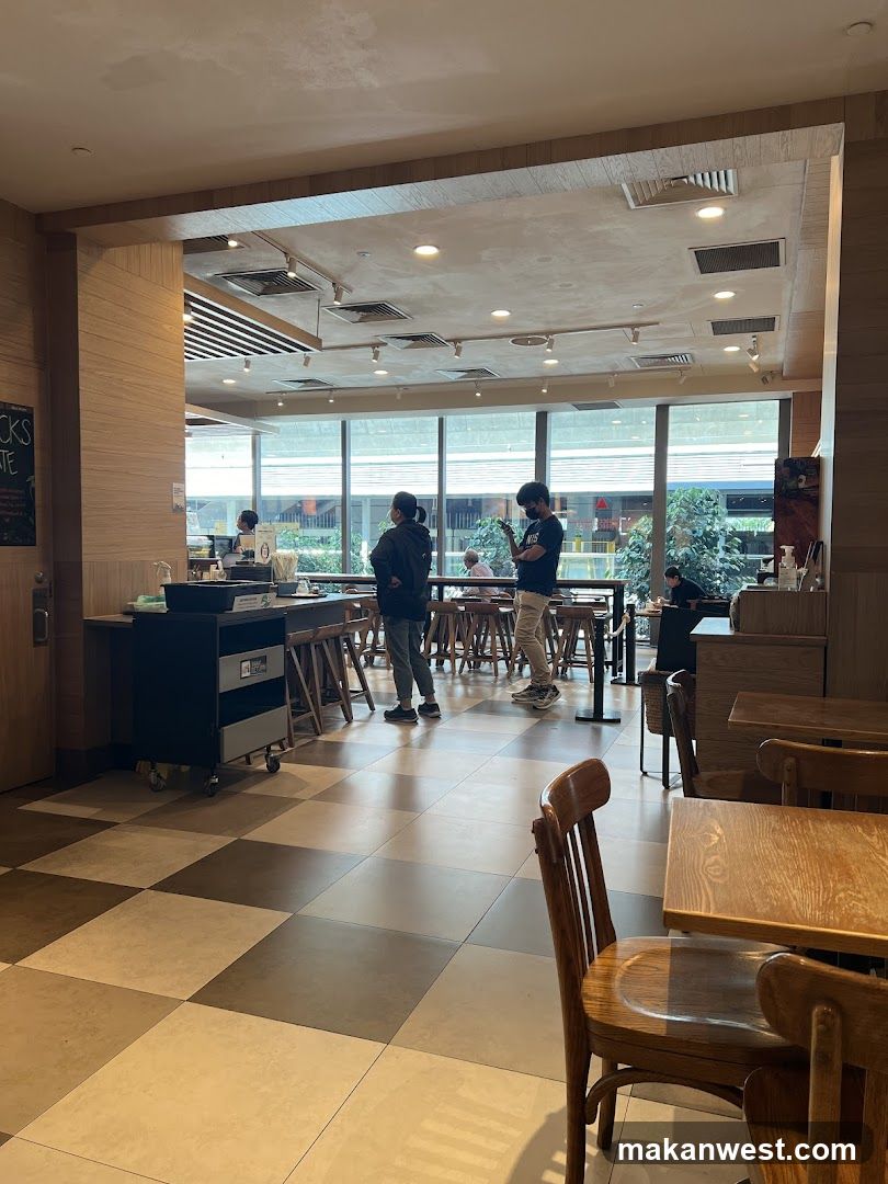 Interior of a cafe