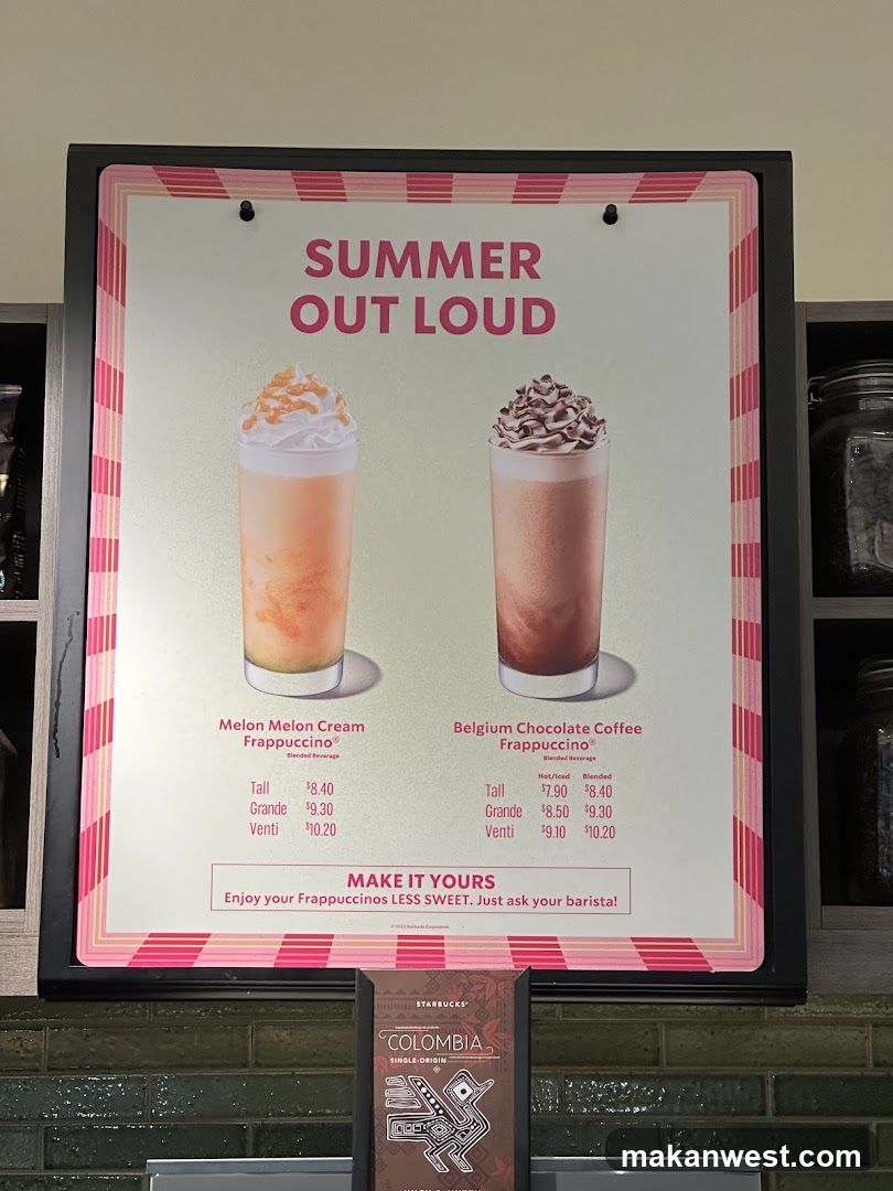 Summer Out Loud Menu