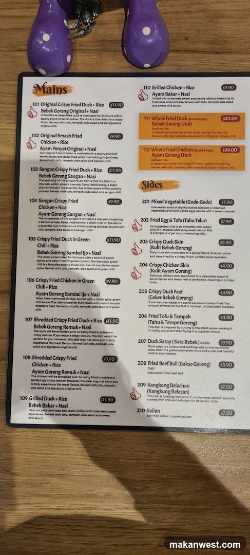 Mains and Sides