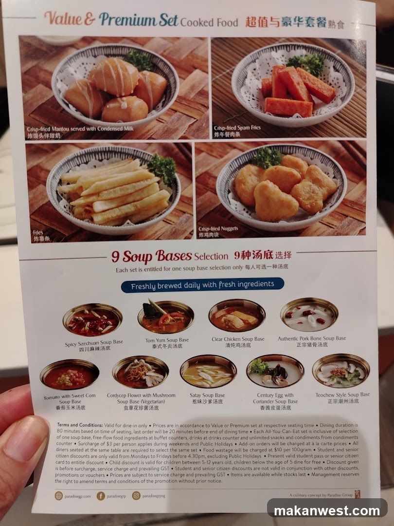 Value & Premium Set Cooked Food