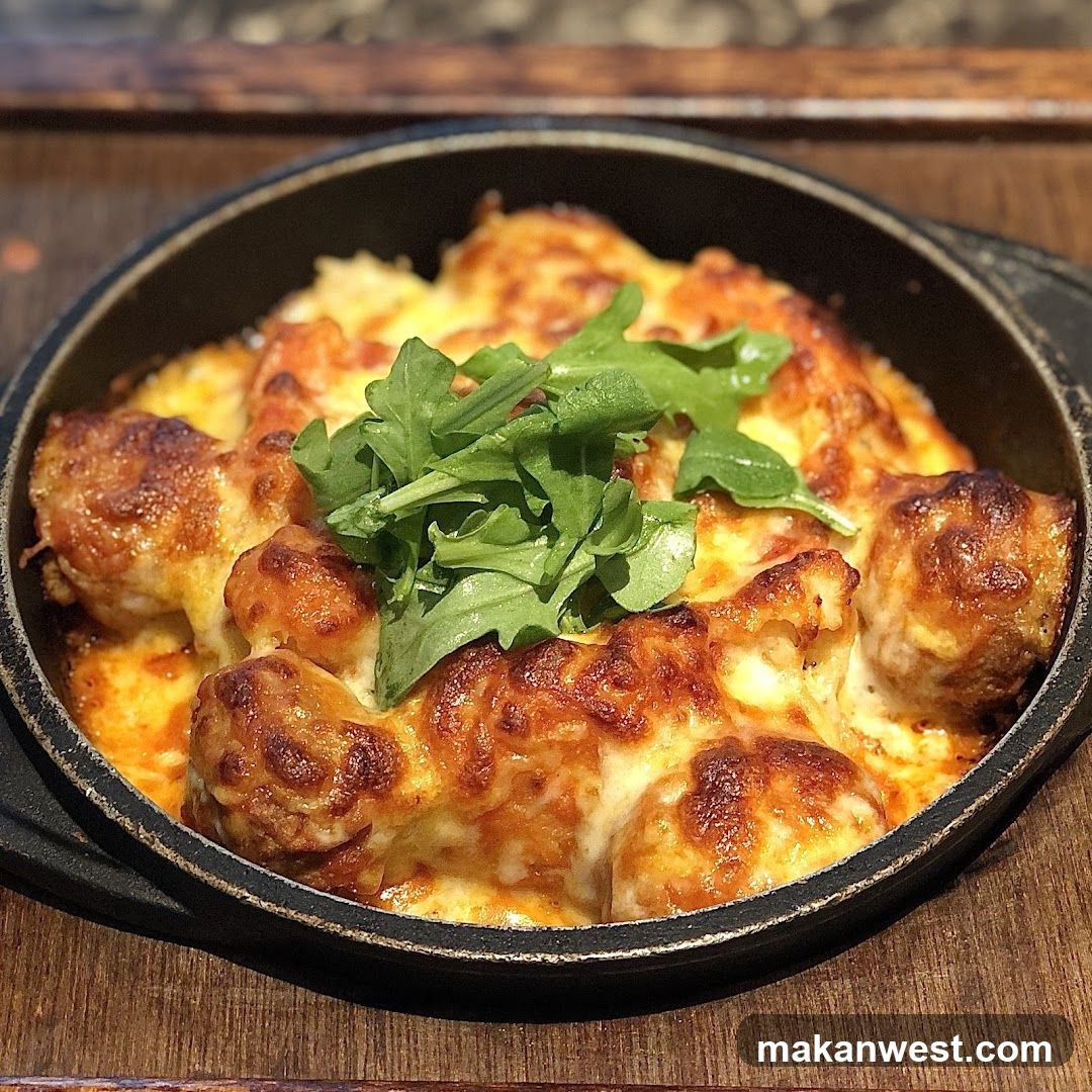 Baked Dish with Cheese and Greens