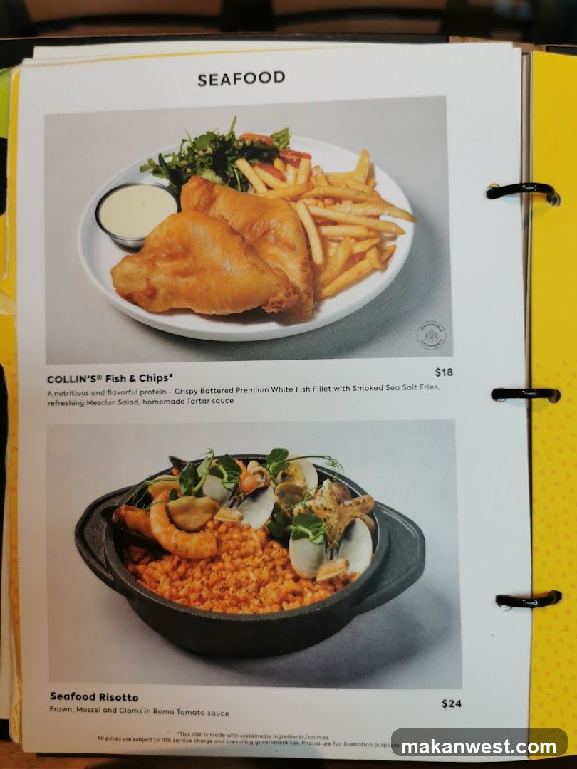 Seafood Menu