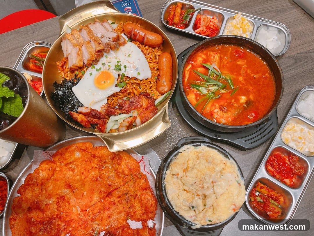 Korean Food Spread