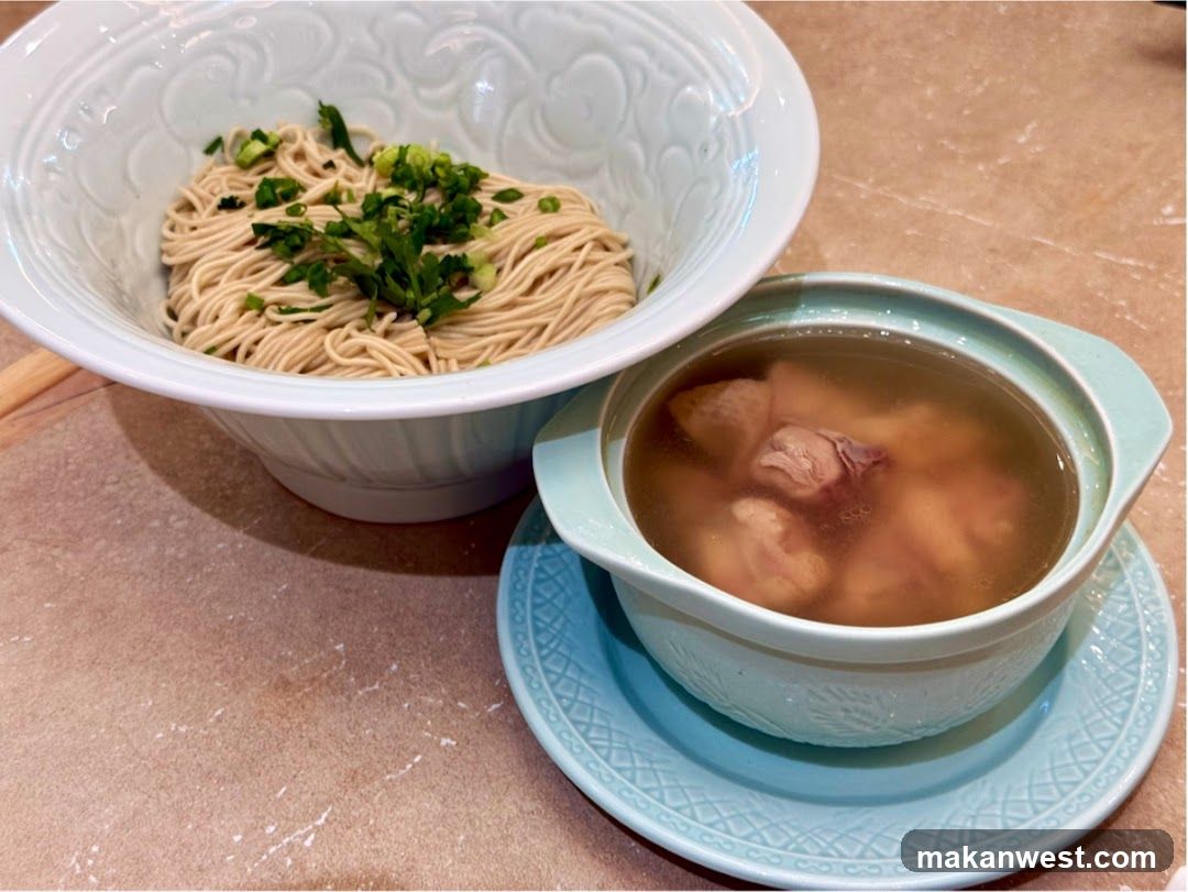 Noodles and Chicken Soup