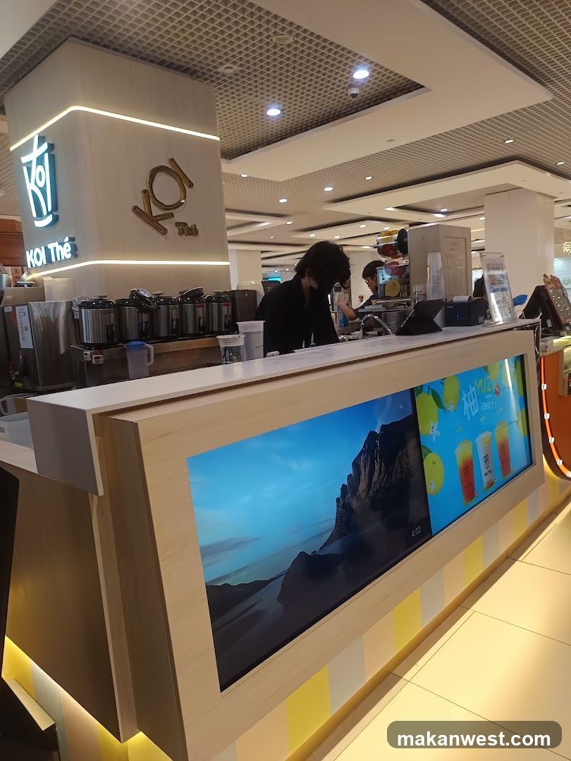 Bubble Tea Shop Counter