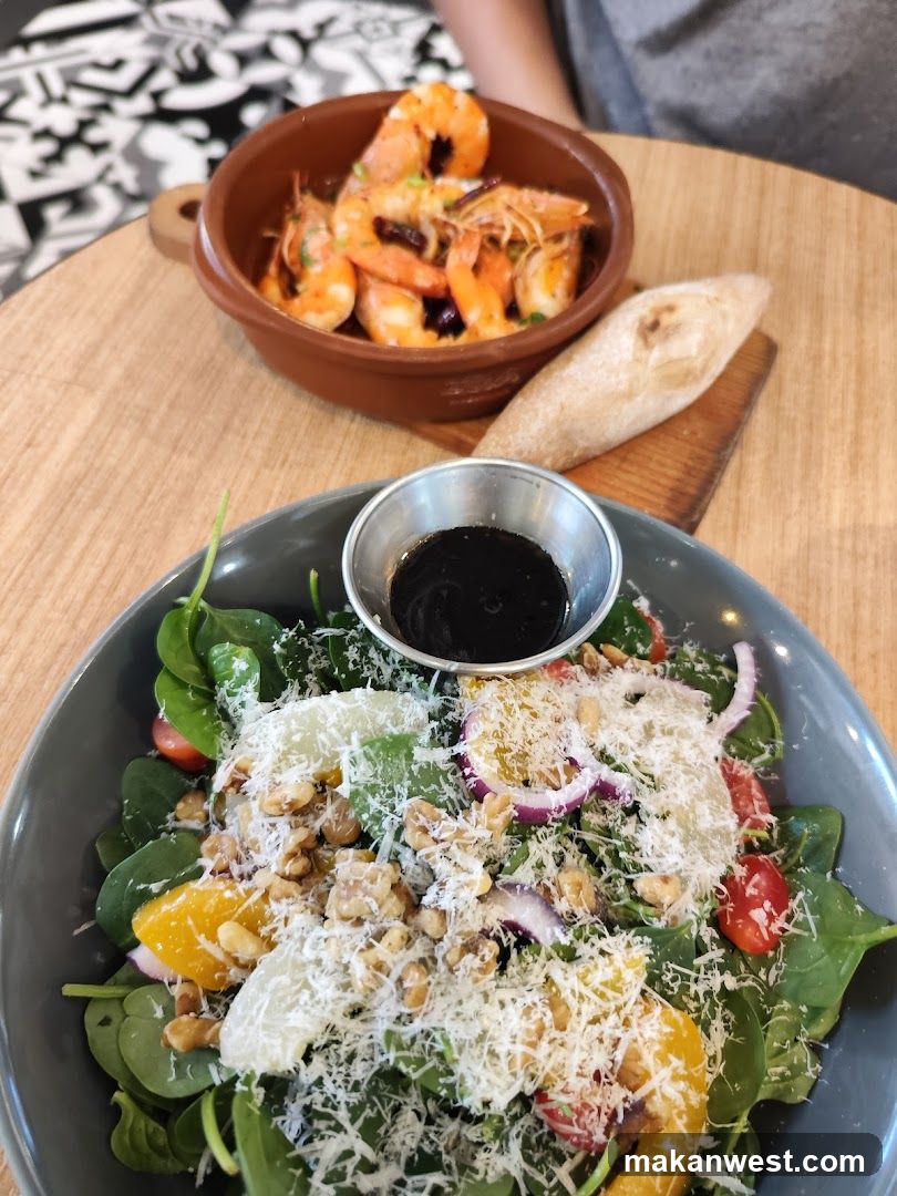 Shrimp and Salad
