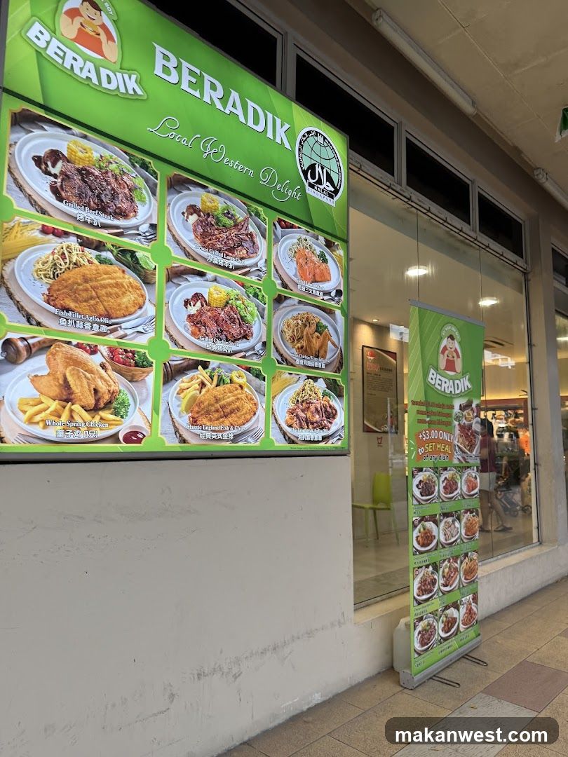 Beradik Local Western Delight Menu