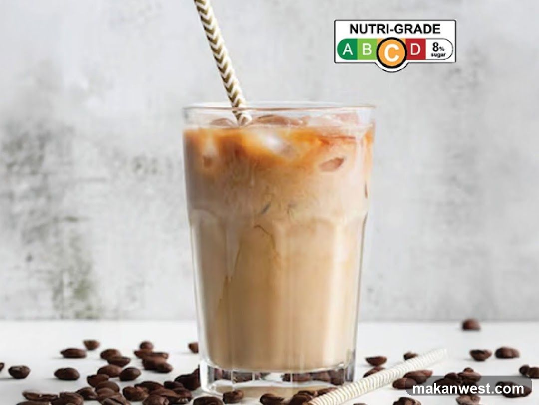 Iced Coffee with Nutri-Grade Label