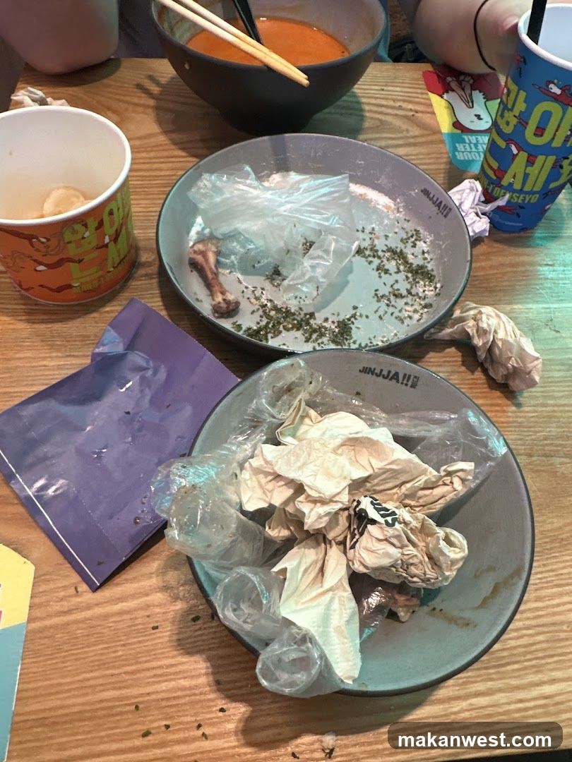 Messy Table After Meal