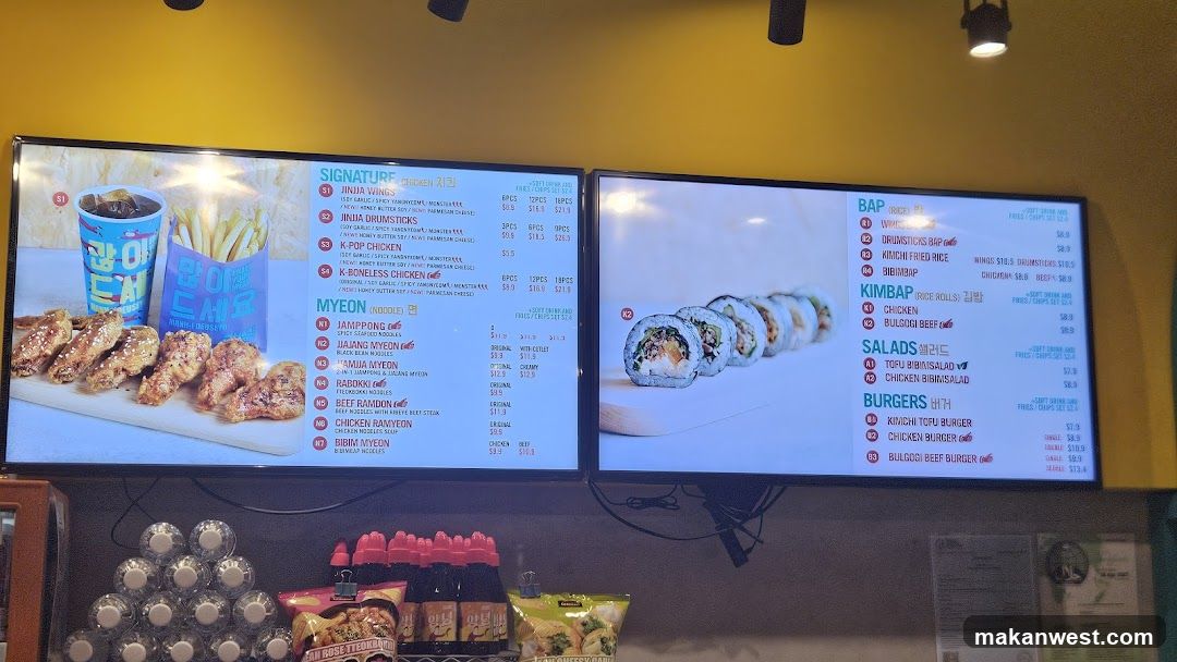 Restaurant Menu Display