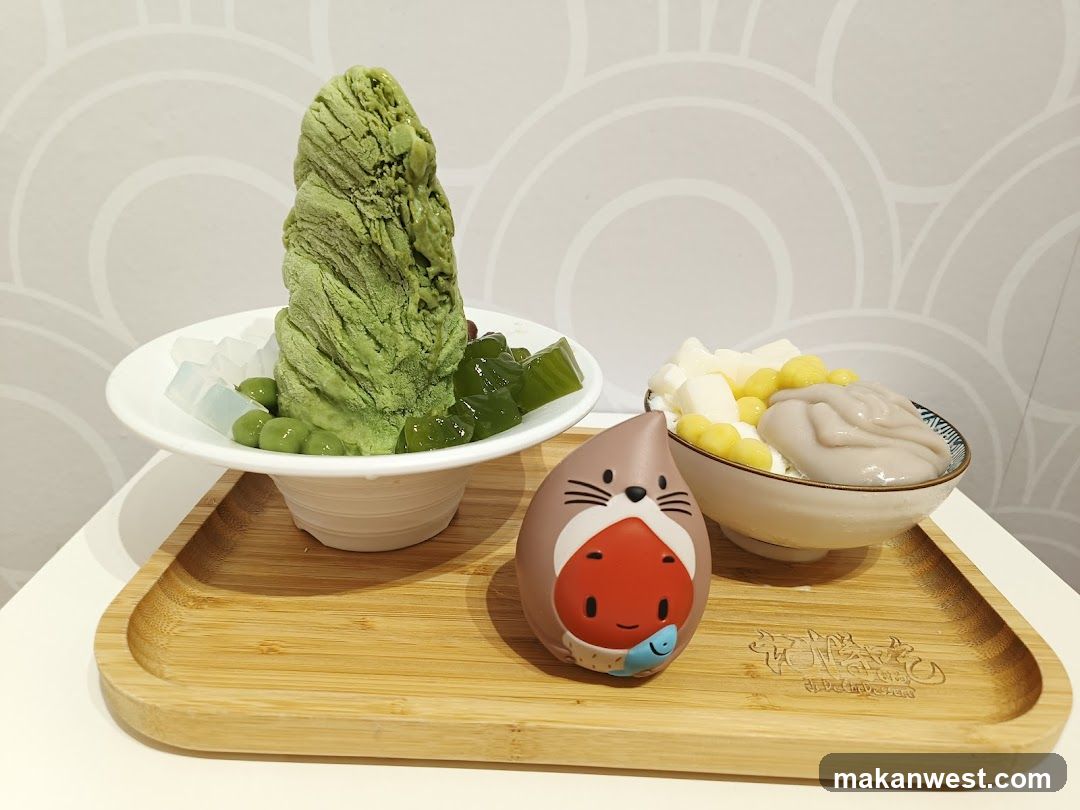 Matcha Shaved Ice Dessert