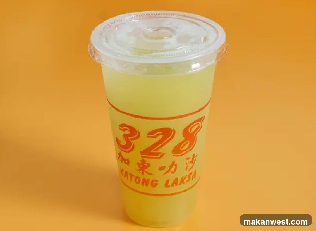 Drink with Katong Laksa branding
