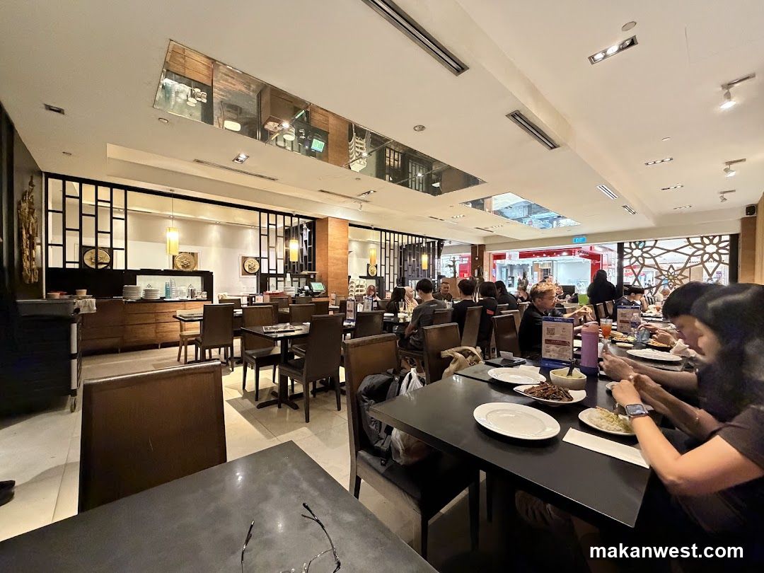 Restaurant Interior with Diners