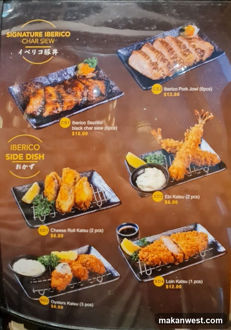 Iberico Menu
