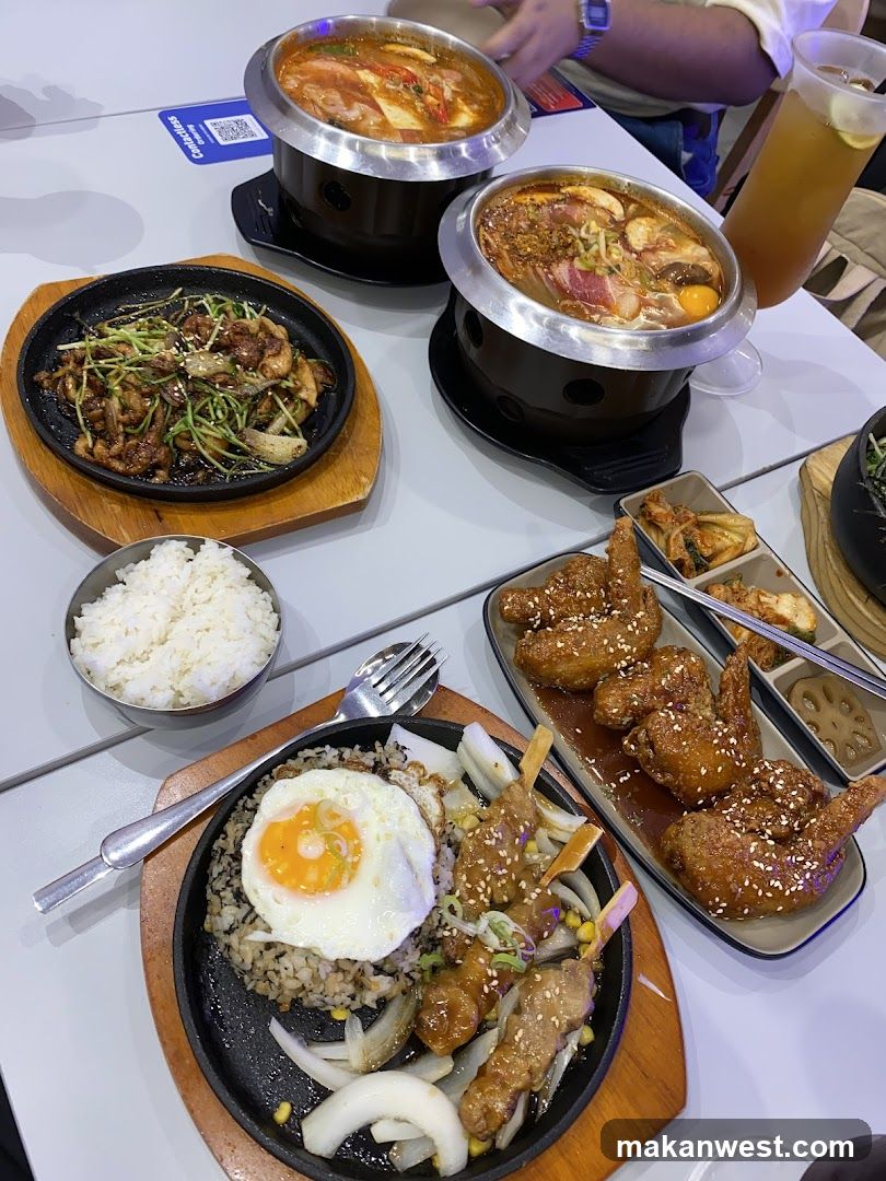 Korean Food Spread