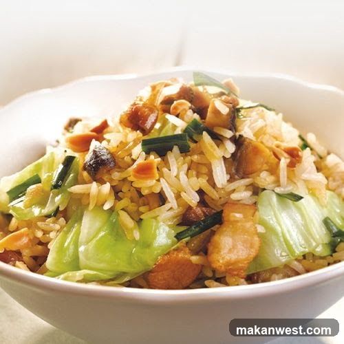 Fried Rice with Cabbage and Pork