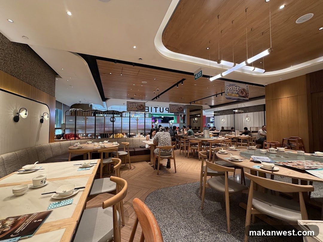 Restaurant Interior with Oyster Festival Promotion
