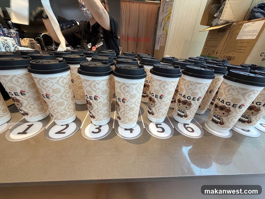 Hello Kitty Themed Coffee Cups