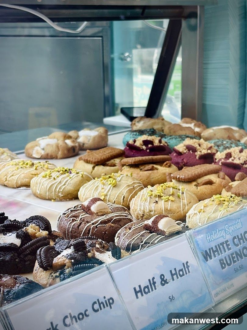 Cookies in a Display Case