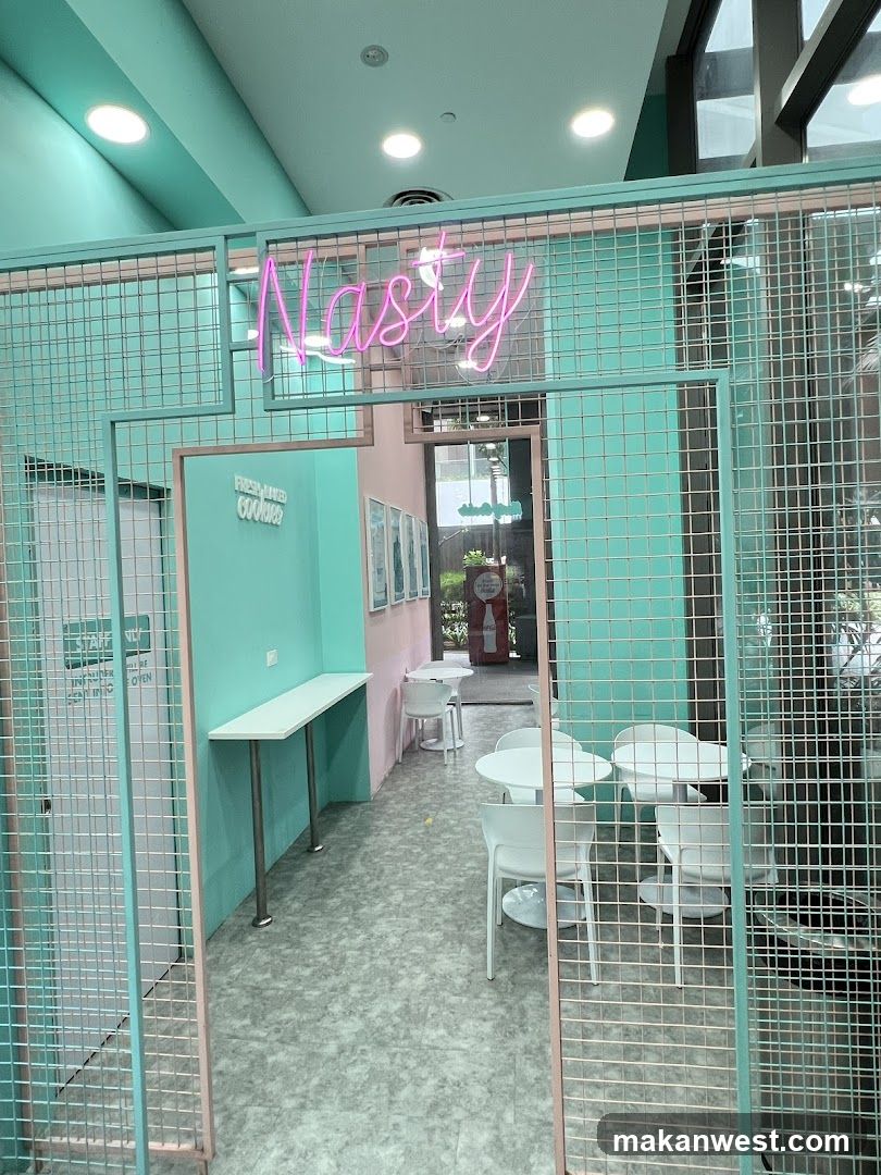 Interior of a cookie shop